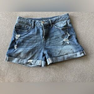 Time and Tru Blue Jean Shorts